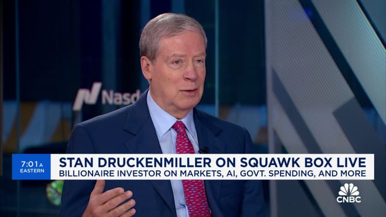 شاهد مقابلة CNBC الكاملة مع رئيس مكتب عائلة Duquesne والرئيس التنفيذي ستانلي دروكنميلر